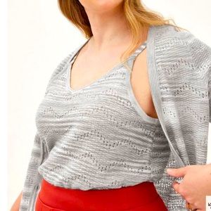 Torrid POINTELLE CAMI SWING SWEATER